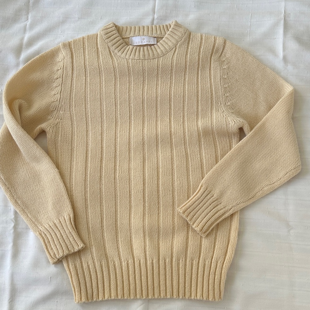 Women soft yellow Socapri seeater S
